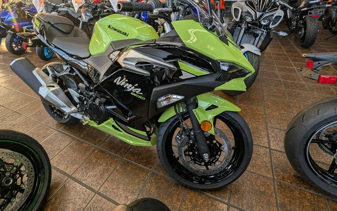 2026 Kawasaki NINJA 500 ABS Metallic Yellowish Green/Ebony - A78779
