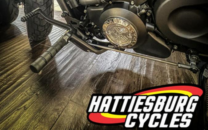 2025 Indian Super Scout Black Smoke with Graphics