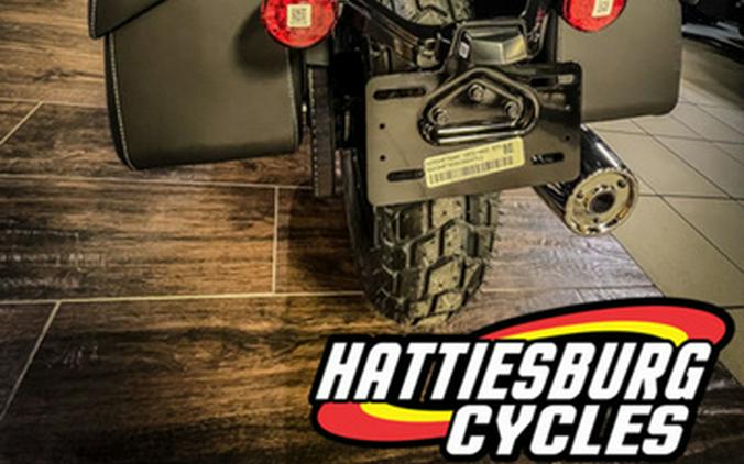 2025 Indian Super Scout Black Smoke with Graphics