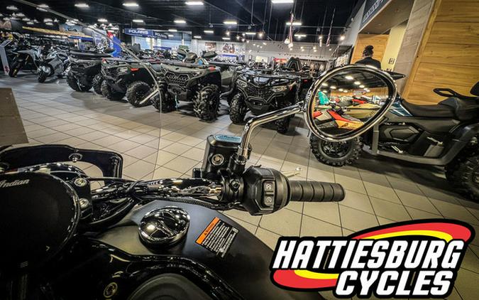 2025 Indian Super Scout Black Smoke with Graphics