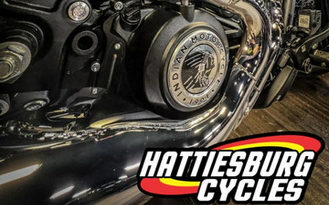 2025 Indian Super Scout Black Smoke with Graphics