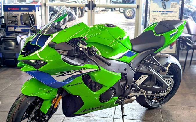 2026 Kawasaki Ninja ZX-10R ABS Lime Green/Blue 24 - 001041