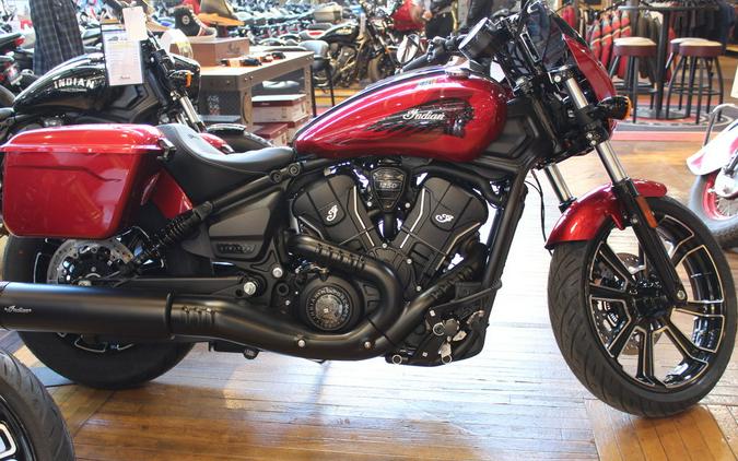 2026 Indian Motorcycle® Sport Scout RT Sunset Red Metallic