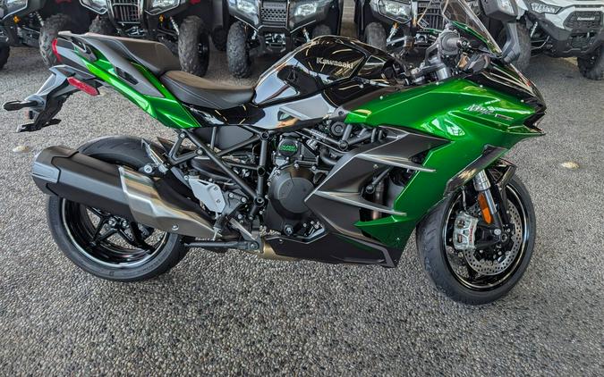 2025 Kawasaki NINJA H2 SX SE ABS Emerald Blazed Green/Metallic Diablo Black/Metallic Matte Graphenesteel Gray - 006172