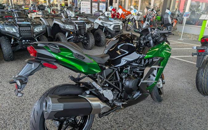 2025 Kawasaki NINJA H2 SX SE ABS Emerald Blazed Green/Metallic Diablo Black/Metallic Matte Graphenesteel Gray - 006172