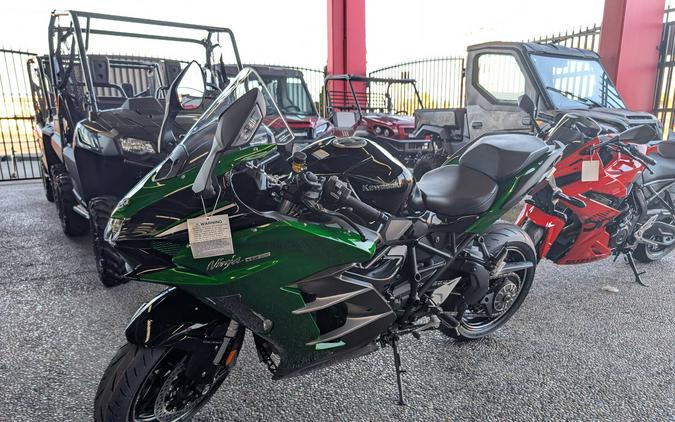 2025 Kawasaki NINJA H2 SX SE ABS Emerald Blazed Green/Metallic Diablo Black/Metallic Matte Graphenesteel Gray - 006172