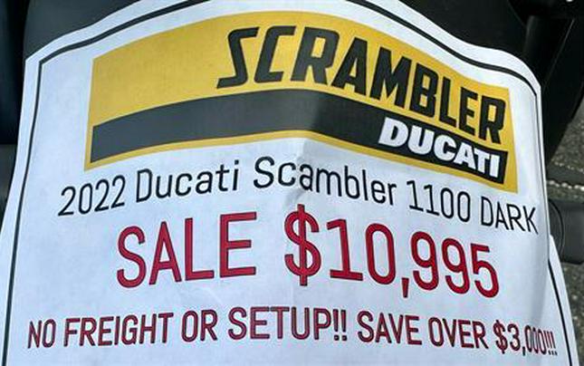 2022 Ducati Scrambler 1100 Dark PRO