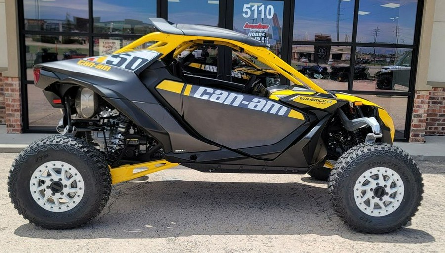 2024 Can-Am® Maverick R X RS with Smart-Shox Carbon Black & Neo Yellow