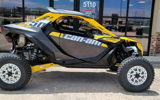 2024 Can-Am® Maverick R X RS with Smart-Shox Carbon Black & Neo Yellow