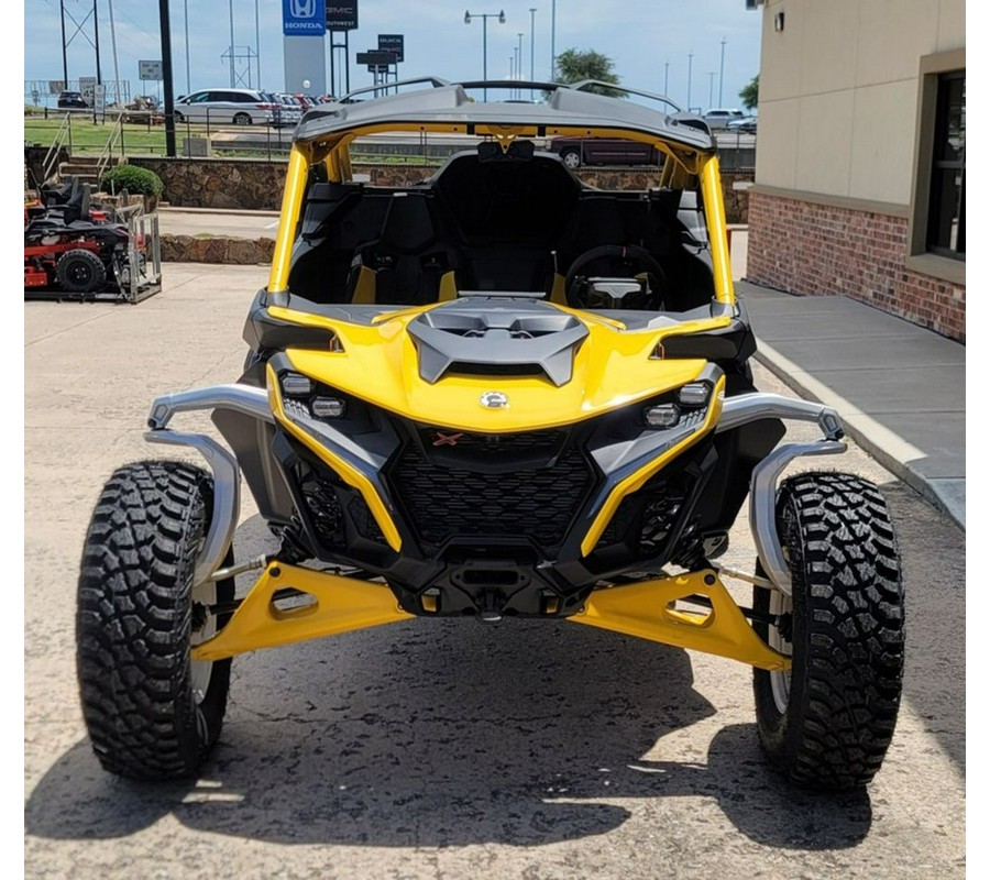 2024 Can-Am® Maverick R X RS with Smart-Shox Carbon Black & Neo Yellow