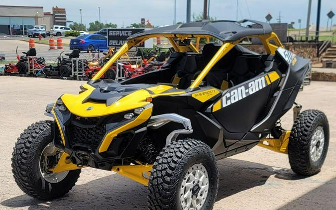 2024 Can-Am® Maverick R X RS with Smart-Shox Carbon Black & Neo Yellow