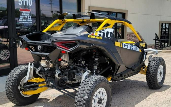 2024 Can-Am® Maverick R X RS with Smart-Shox Carbon Black & Neo Yellow