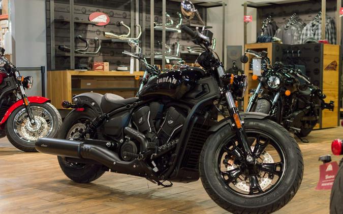 2025 Indian Scout Sixty Bobber Black Metallic