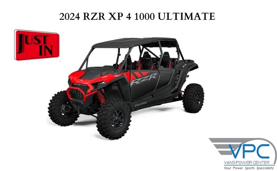 2024 Polaris Industries RZR XP 4 1000 ULTIMATE - INDY RED Ultimate