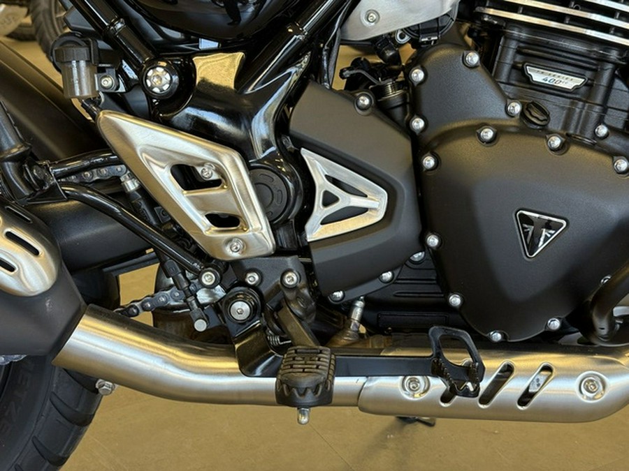 2026 Triumph Scrambler 400 XC Vanilla White