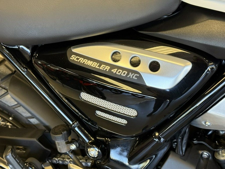 2026 Triumph Scrambler 400 XC Vanilla White