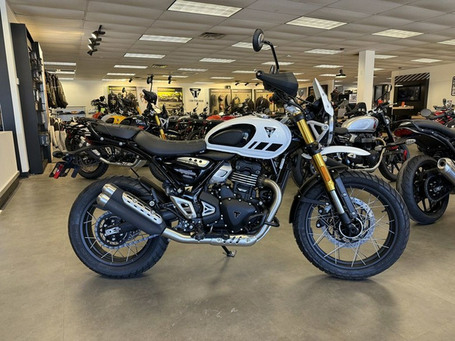 2026 Triumph Scrambler 400 XC Vanilla White