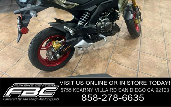 2025 Kawasaki Z125 PRO Cypher Camo Beige