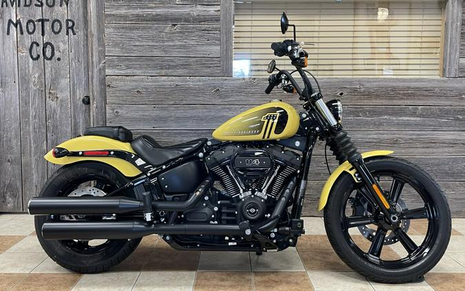 2023 Harley-Davidson Street Bob 114 Industrial Yellow