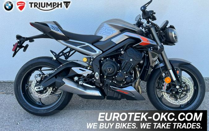 2024 Triumph Street Triple 765 RS Silver Ice