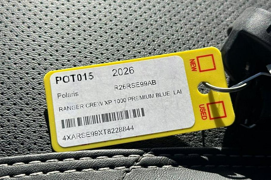 2026 Polaris® RANGER CREW XP 1000 PREMIUM BLUE LAB Premium