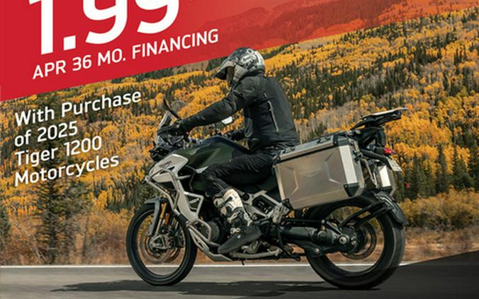 2025 Triumph Tiger 1200 GT Pro Carnival Red / Sapphire Black