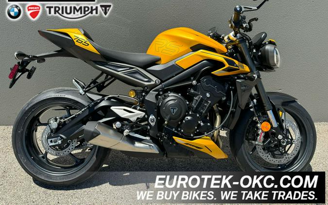 2024 Triumph Street Triple 765 RS Cosmic Yellow