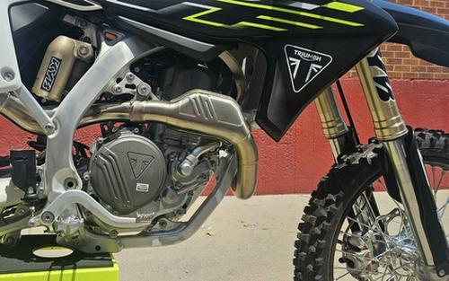 2026 Triumph TF 450-X Jet BlackPure White