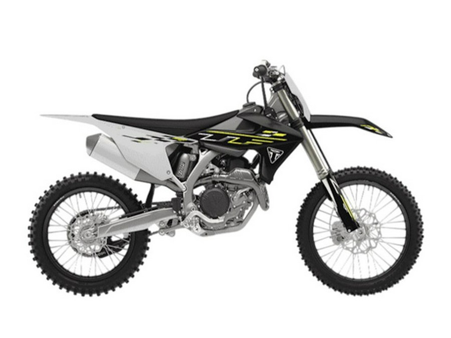 2026 Triumph TF 450-X Jet BlackPure White