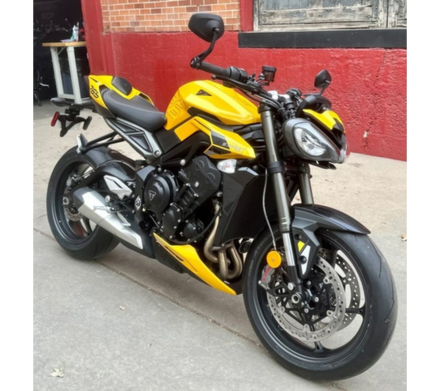 2026 Triumph Street Triple 765 RS Cosmic Yellow