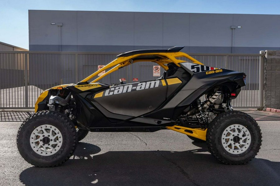 2024 Can-Am® Maverick R X RS with Smart-Shox Carbon Black & Neo Yellow