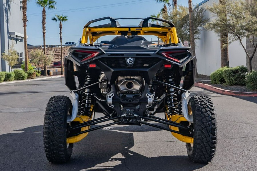 2024 Can-Am® Maverick R X RS with Smart-Shox Carbon Black & Neo Yellow