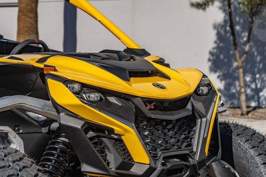 2024 Can-Am® Maverick R X RS with Smart-Shox Carbon Black & Neo Yellow