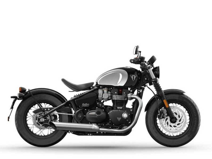 2023 Triumph Bonneville Bobber Chrome Edition Chrome / Jet Black