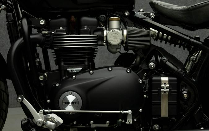 2020 TRIUMPH BONNEVILLE BOBBER BLACK