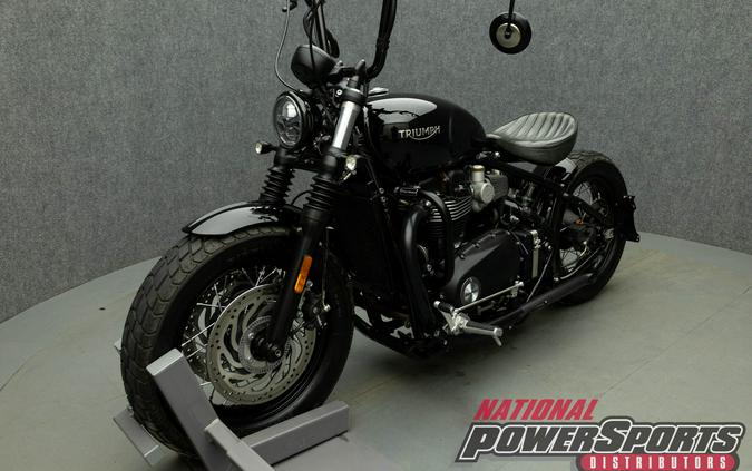 2020 TRIUMPH BONNEVILLE BOBBER BLACK