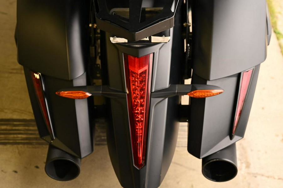 2015 Victory Motorcycles® Cross Country™ Suede Black with Red Pinstripes