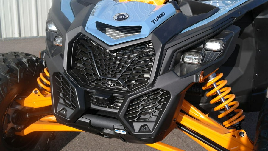 2026 Can-Am® Maverick X3 MAX RS Turbo Scandi Blue & Orange Crush