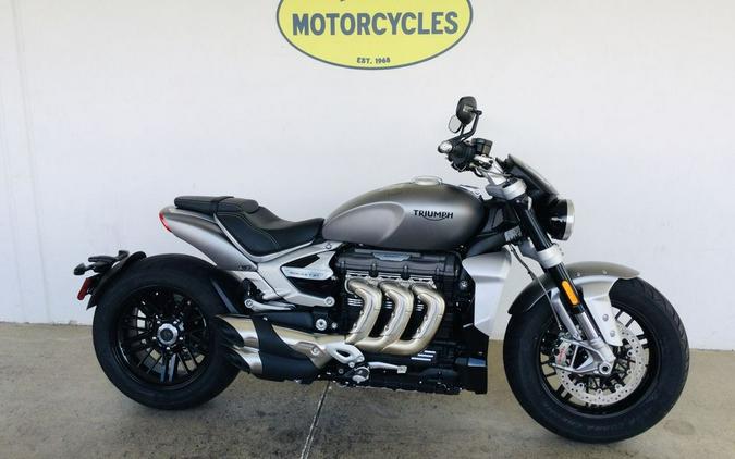 2024 Triumph Rocket 3 R Matte Silver Ice