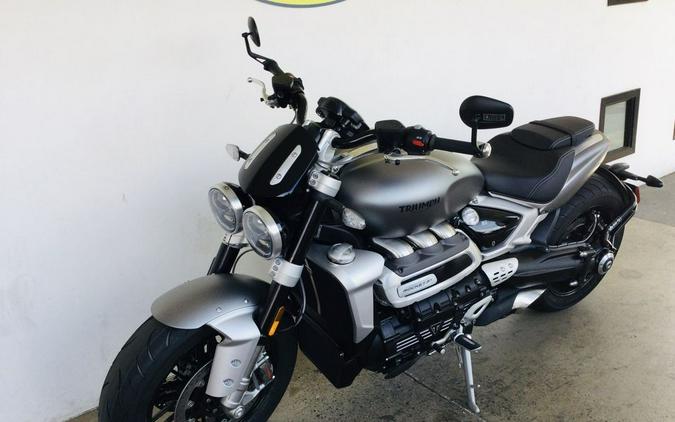 2024 Triumph Rocket 3 R Matte Silver Ice