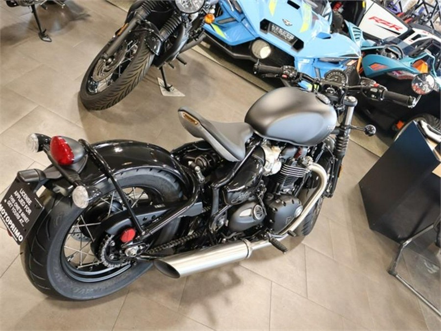 2023 Triumph Bonneville Bobber Matte Storm Grey/Matte Ironstone