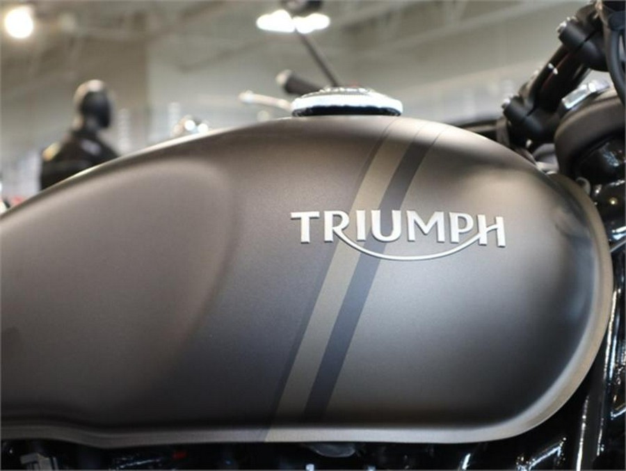 2023 Triumph Bonneville Bobber Matte Storm Grey/Matte Ironstone