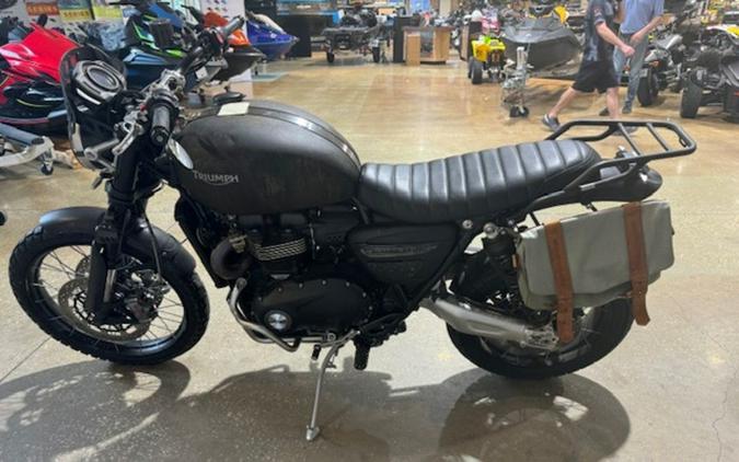 2022 Triumph Scrambler 1200 XC Matt Khaki Green Matt Jet Black