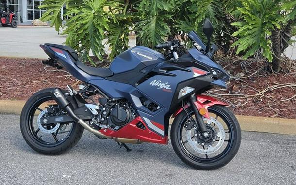 2026 Kawasaki Ninja 500 ABS Metallic Matte Twilight Blue