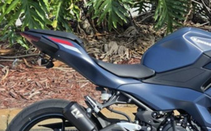 2026 Kawasaki Ninja 500 ABS Metallic Matte Twilight Blue