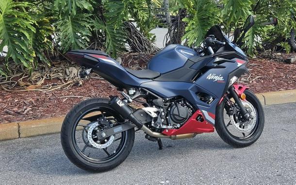 2026 Kawasaki Ninja 500 ABS Metallic Matte Twilight Blue