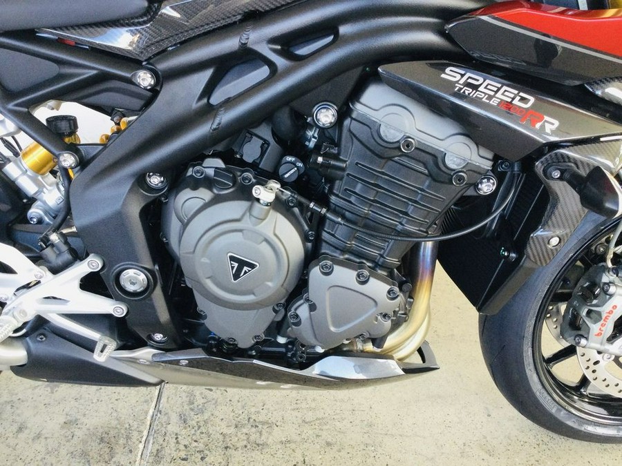 2024 Triumph Speed Triple 1200 RR Red Hopper Storm Grey