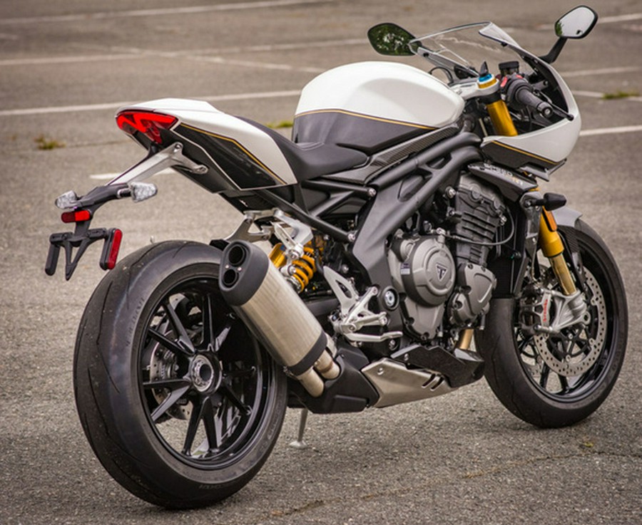 2024 Triumph Speed Triple 1200 RR Crystal White Storm Grey