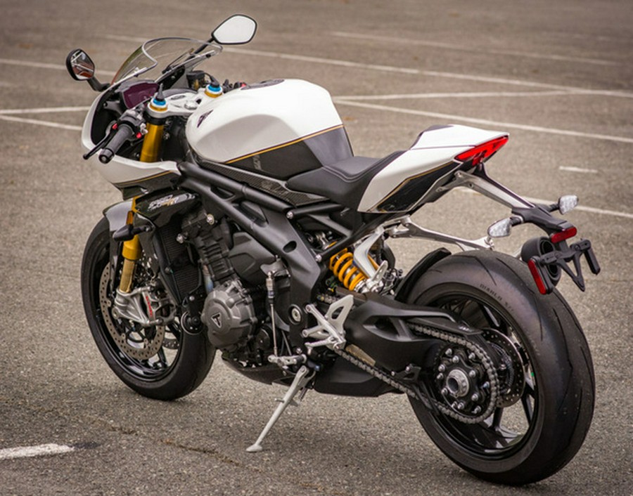 2024 Triumph Speed Triple 1200 RR Crystal White Storm Grey