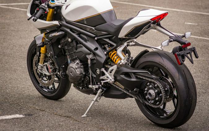 2024 Triumph Speed Triple 1200 RR Crystal White Storm Grey